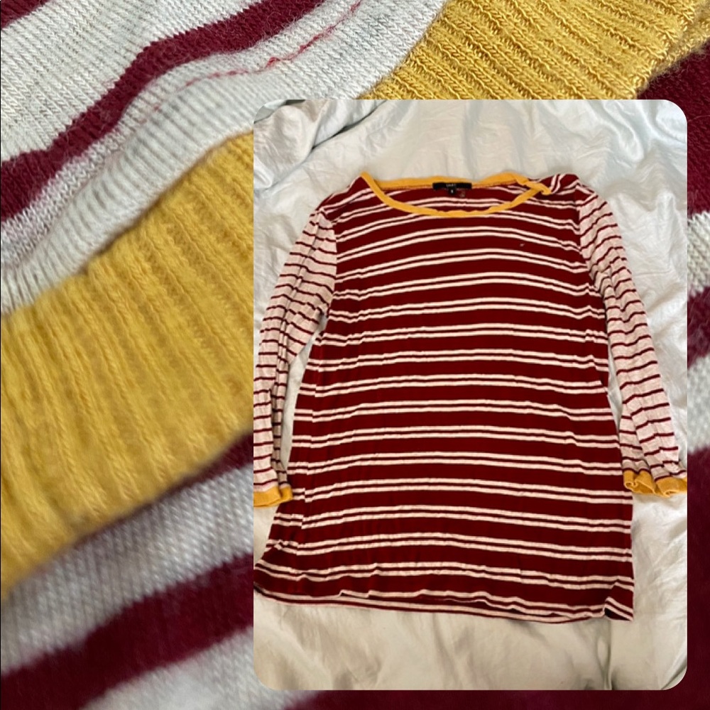 Small Striped Long Sleeved Tee